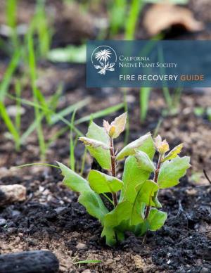 (CNPS) Fire Recovery Guide