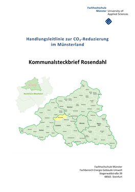 Kommunalsteckbrief Rosendahl