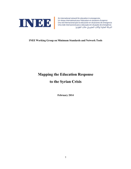 Mapping the Education Response to the Syrian Crisis