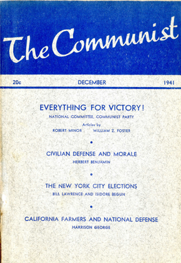 Volume 20 No. 12, December, 1941
