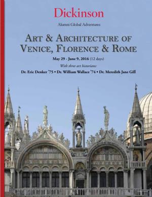 Art & Architecture of Venice, Florence & Rome