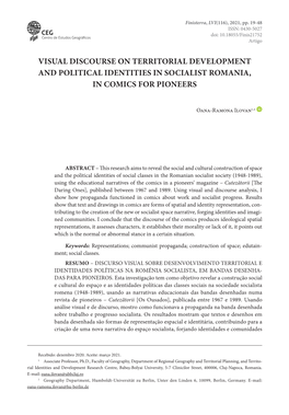 Visual Discourse on Territorial Development and Political Identities in Socialist Romania, in Comics for Pioneers