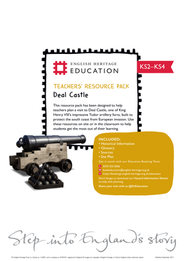 Deal Castle Teachers' Resource Pack
