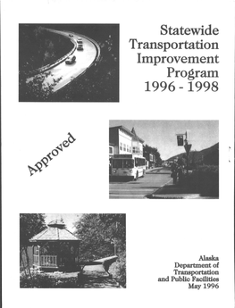 Statewide Transportation Improvement Program 1996 - 1998