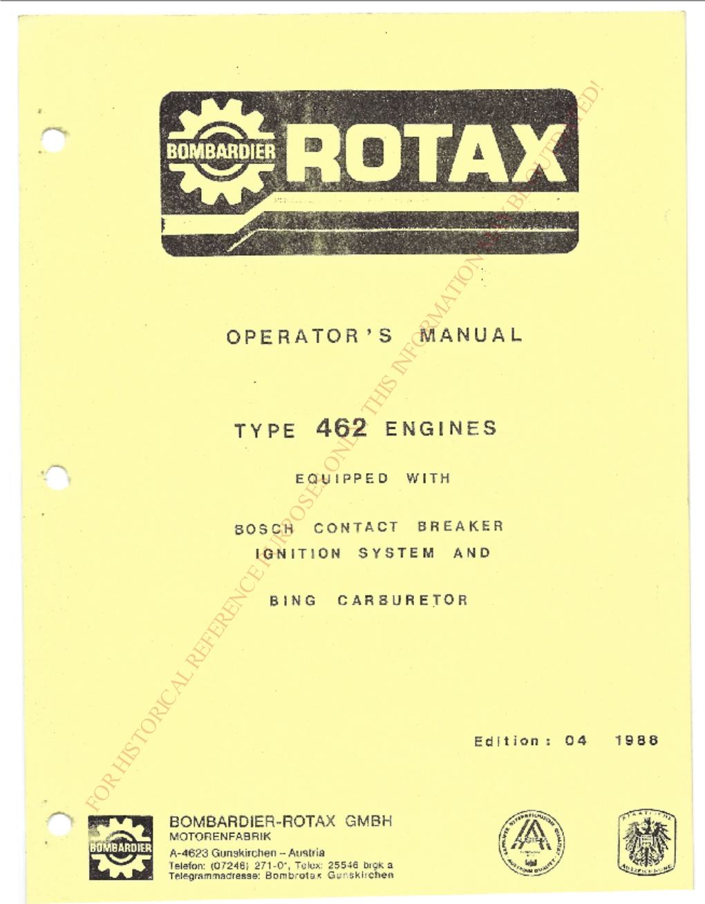 Operator's Manual