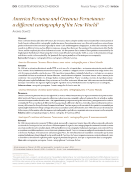 A Different Cartography of the New World1 Andréa Doré[1]