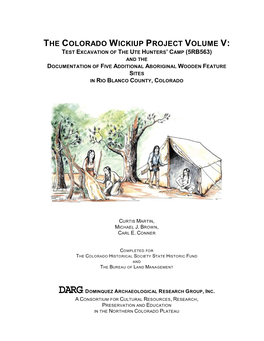The Colorado Wickiup Project Volume V