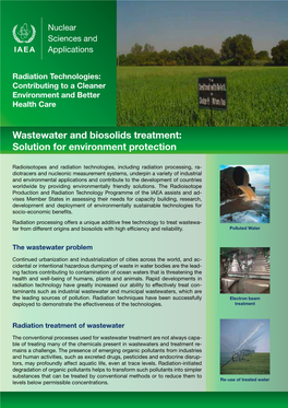 Wastewater and Biosolids Treatment: Solution for Environment Protection