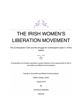 The Irish Women's Liberation Movement
