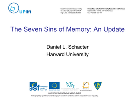 The Seven Sins of Memory: an Update