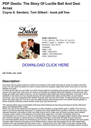PDF Desilu: the Story of Lucille Ball and Desi Arnaz Coyne S. Sanders, Tom Gilbert - Book Pdf Free
