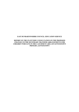 EPB-265-19-JM Final Consultation Report Lennoxtown Final 2