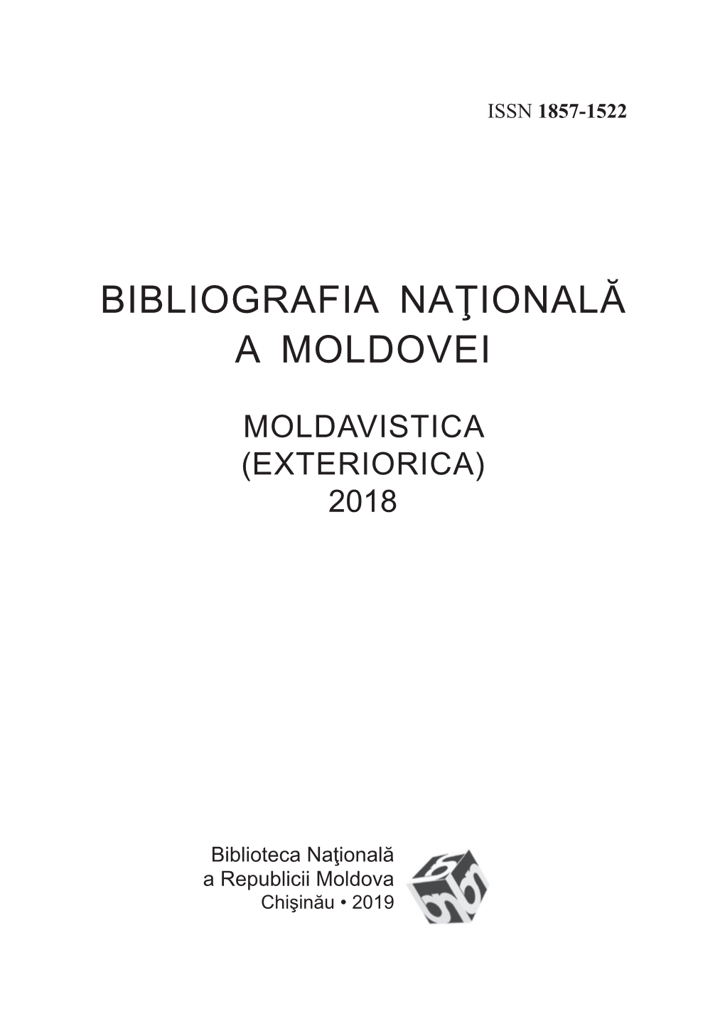 Bibliografia Naţională a Moldovei