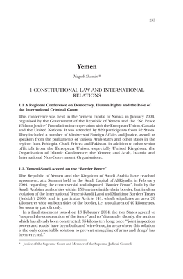 1 Constitutional Law and International Relations