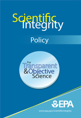 Scientific Integrity Policy