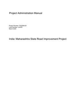 Maharashtra State Road Improvement Project