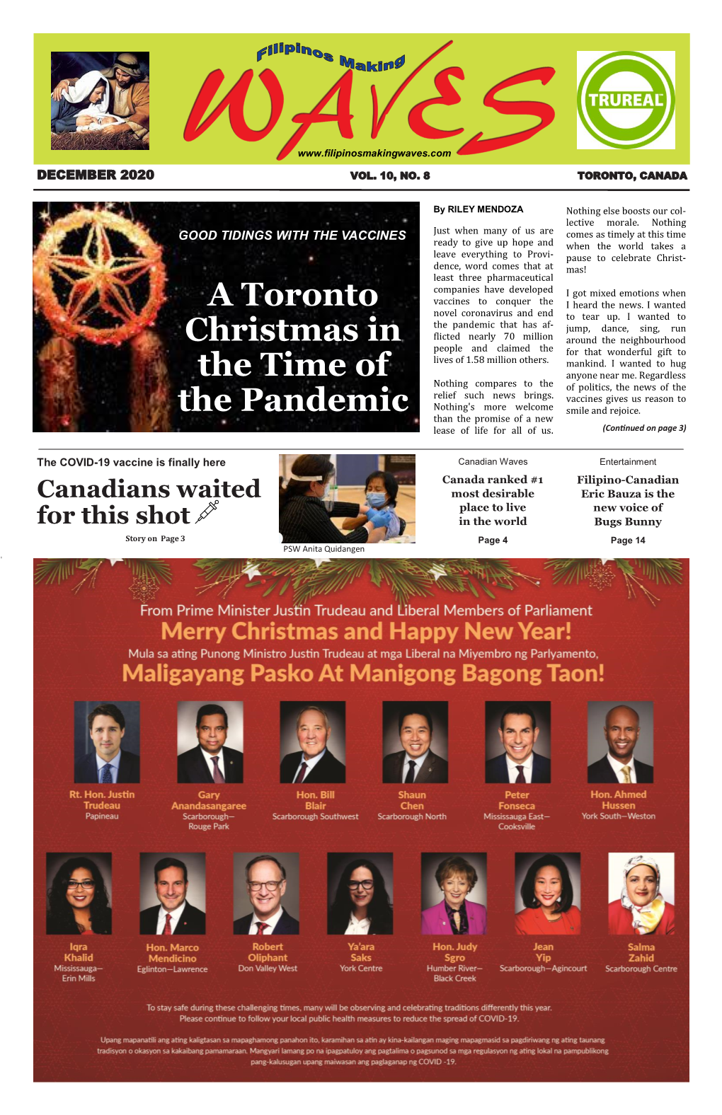 A Toronto Christmas in the Time of the Pandemic