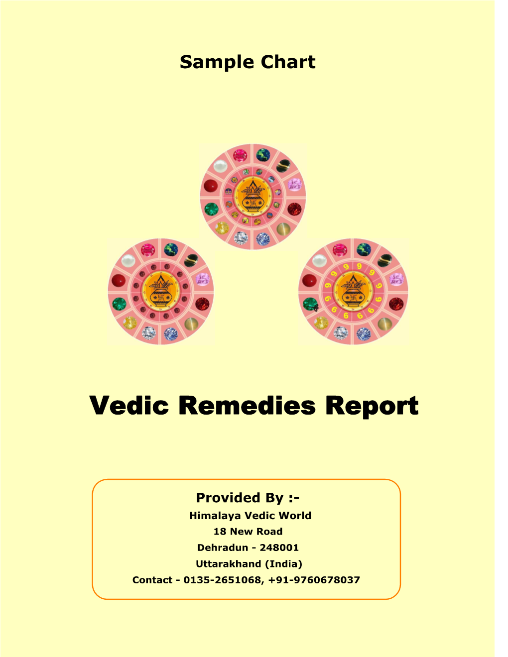 Vedic Remedies Report
