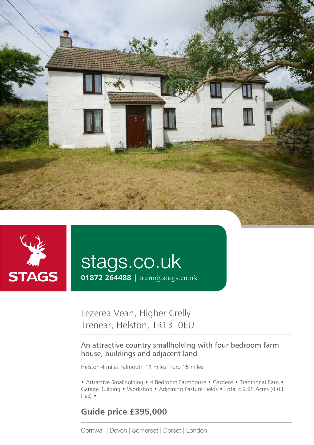 Stags.Co.Uk 01872 264488 | Truro@Stags.Co.Uk