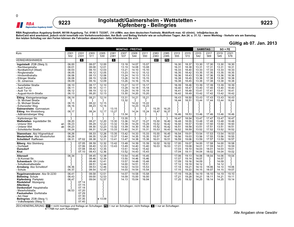 9223 9223 Ingolstadt/Gaimersheim