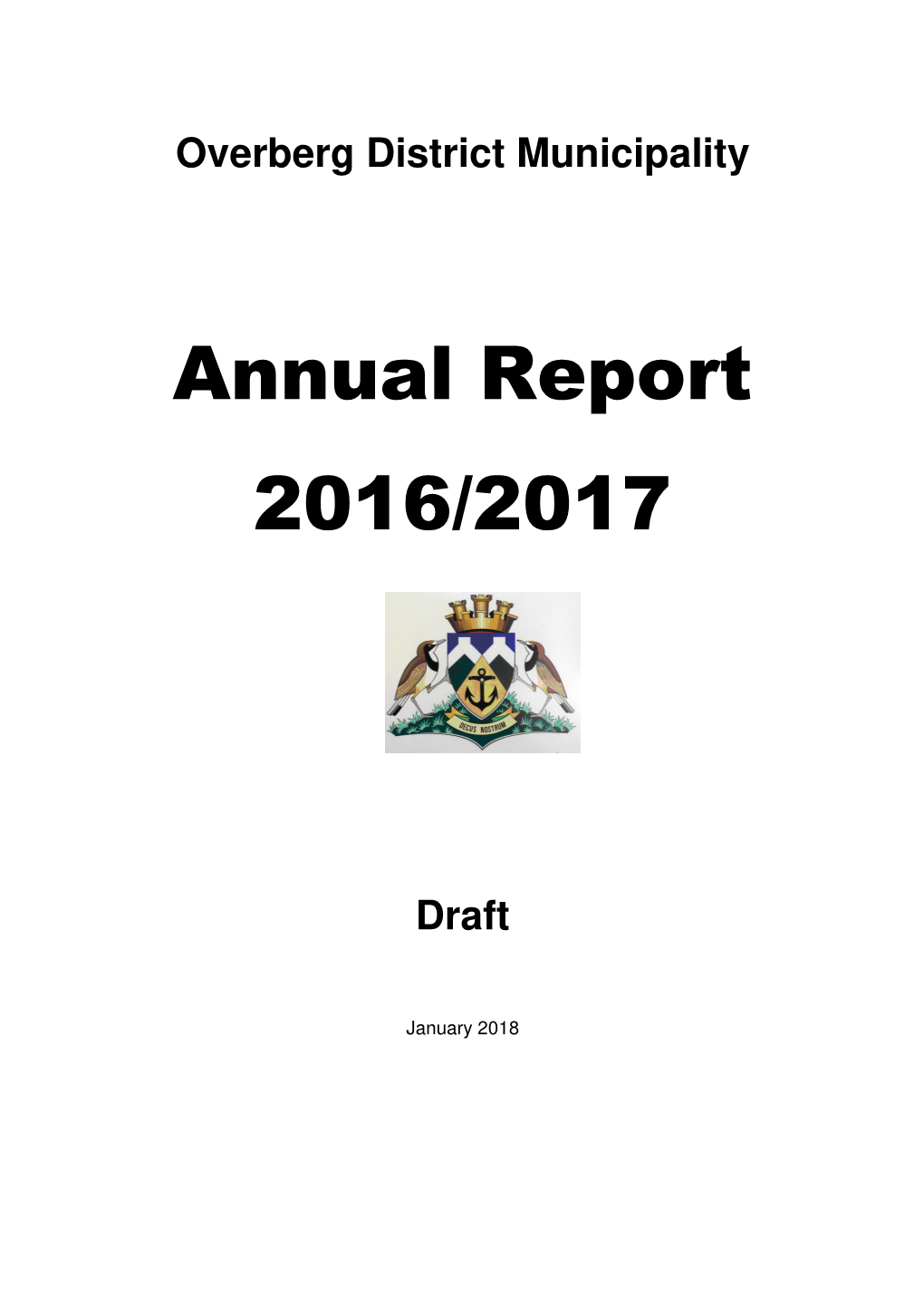 Draft Annual Report 2016-2017
