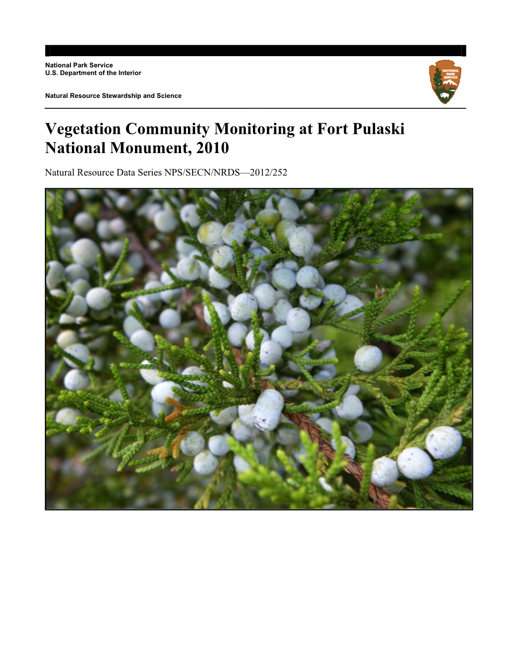 Vegetation Community Monitoring at Fort Pulaski National Monument, 2010