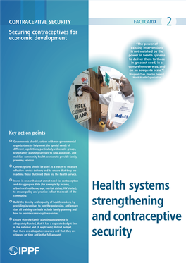 2.Health Systems Strengthening and Contraceptive Security.Pdf