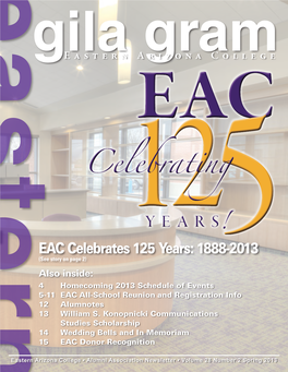 EAC Celebrates 125 Years: 1888-2013