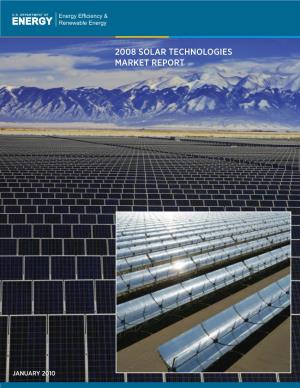 2008 Solar Technologies Market Report