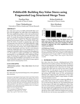 Building Key-Value Stores Using Fragmented Log-Structured Merge
