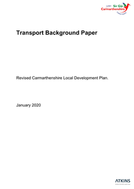 Transport Background Paper January 2020