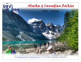 Alaska & Canadian Rockies