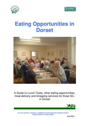 Eating Opportunities in Dorset