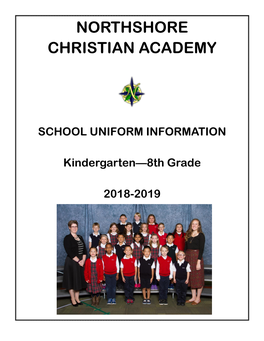2018-2019 Uniform Information