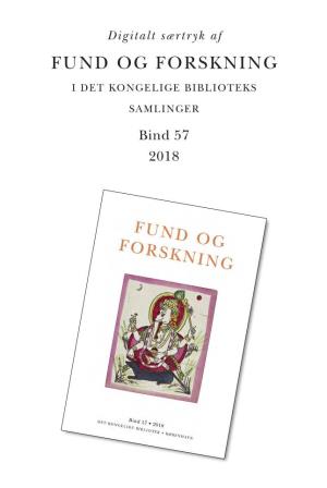 Fund Og Forskning I Det Kongelige Biblioteks Samlinger