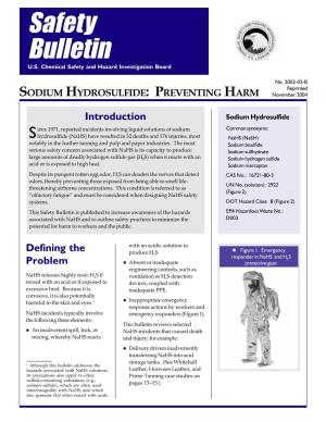 Safety Bulletin U.S
