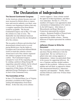 Spotlight on America American Revolution Standard E-Book