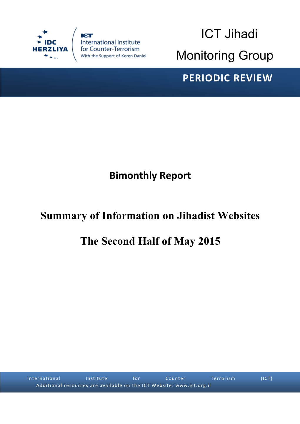 ICT Jihadi Monitoring Group