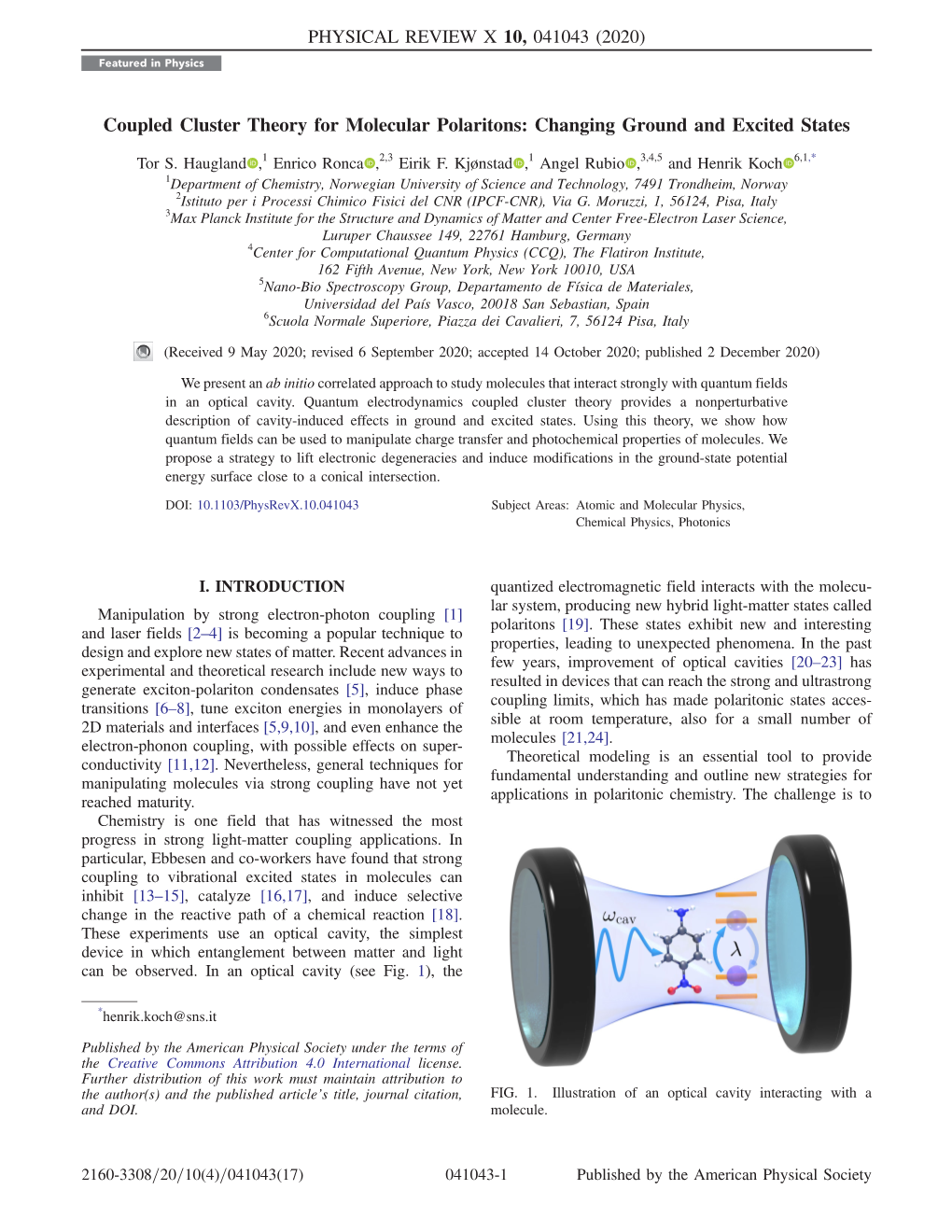 Coupled Cluster Theory for Molecular Polaritons: Changing Ground and Excited States