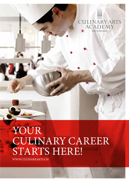 Your Culinary Career Starts Here! Your Recipe for Success