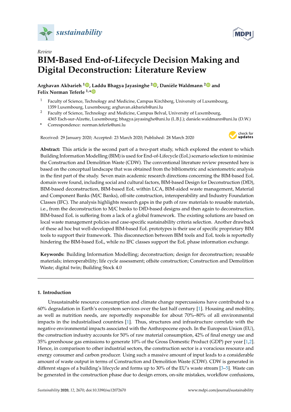 deconstruction literature review