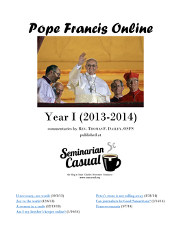 Pope Francis Online