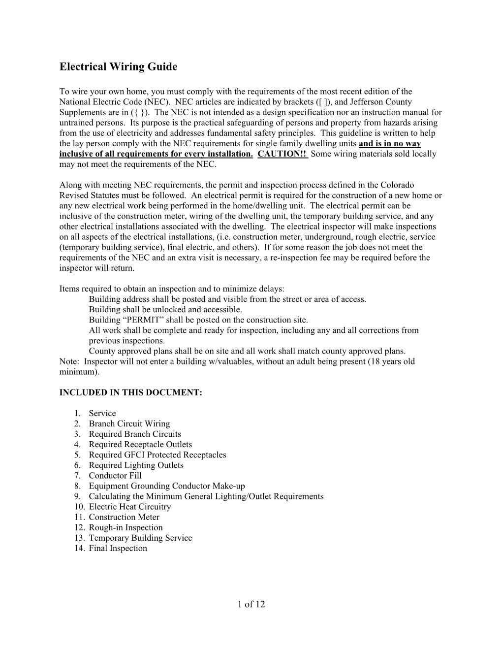 2020 NEC Electrical Wiring Guide