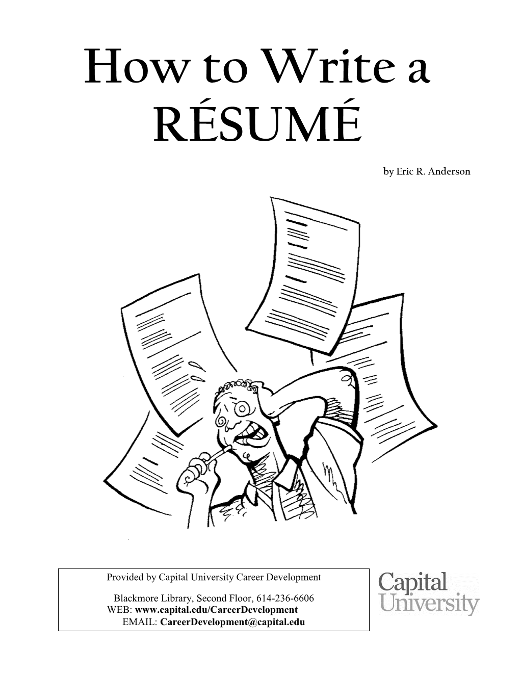 How to Write a Résumé