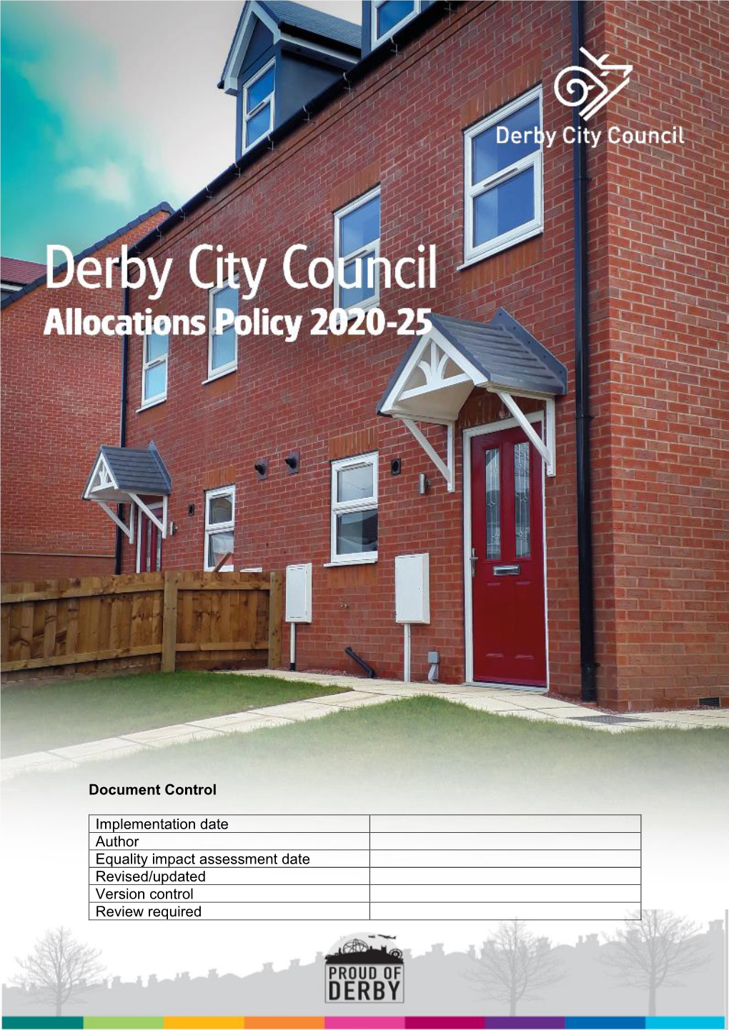 Derby City Council Allocations Policy 2020 to 2025