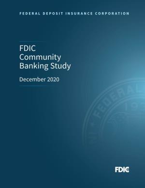 2020 Community Banking Study