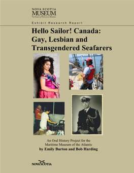 Hello Sailor! Canada: Gay, Lesbian and Transgendered Seafarers