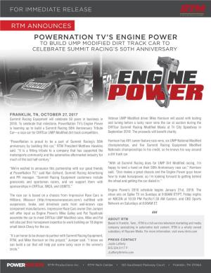Powernation Tv's Engine Power