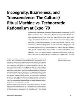 Ritual Machine Vs. Technocratic Rationalism at Expo