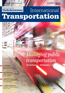 Managing Public Transportation